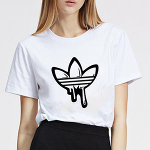 Zjlvmf Women T Shirt 2019 New Harajuku Fashion Cotton O-neck Tshirt Women Hipster Funny Graphic Printing Summer Women T-shirt